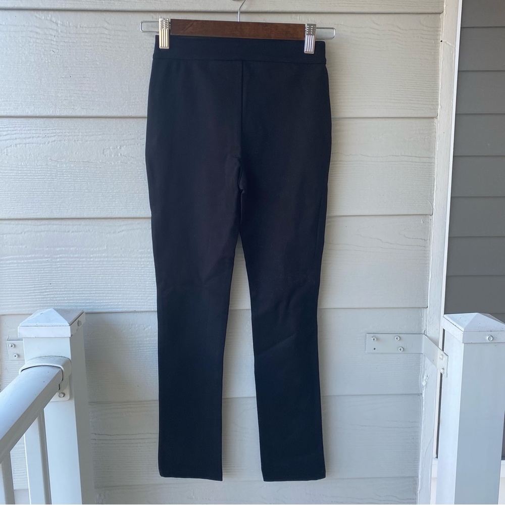 HABITUAL Black Stretch Skinny Carson Ponte Pants SIZE 7-8 - Picture 8 of 11